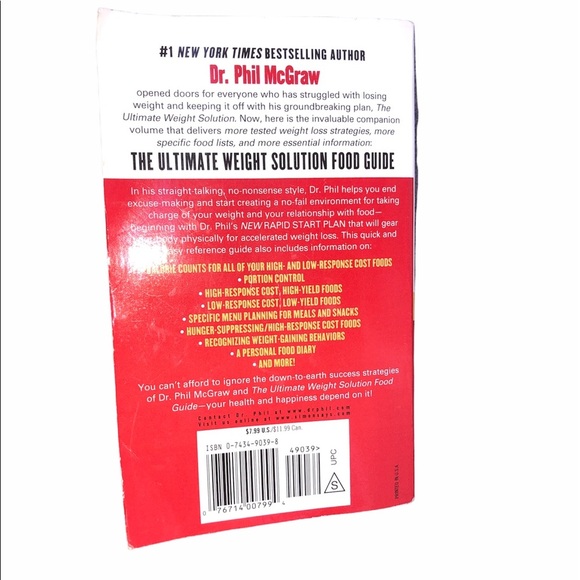 Dr Phil McGraw The Ultimate Weight Solution Food Guide paperback book - Picture 2 of 2